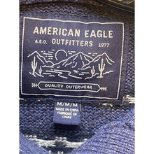 Load image into Gallery viewer, American Eagle Sweater Adult Medium Aztec Pullover Hoodie Southwestern Mens