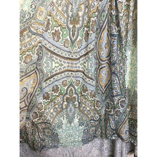 Load image into Gallery viewer, Molly Bracken Dress Womens Extra Large 50" Long High Low Maxi Festival Teal AOP