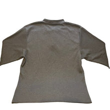 Load image into Gallery viewer, The North Face Shirt Mens Large Henley Long Sleeve Ribbed Knit Pullover Gray