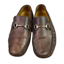 Load image into Gallery viewer, Saks Fifth Avenue Loafers Mens 10.5M Brown Leather Bit Shoes Career Everyday