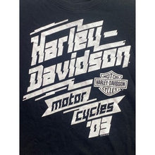 Load image into Gallery viewer, Harley Davidson Shirt Boys 3T Motorcycle Spell Out Grunge Everyday Streetwear
