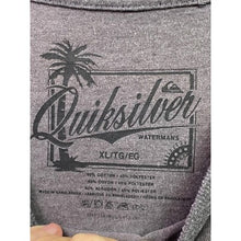 Load image into Gallery viewer, Quiksilver Shirt Mens Extra Large Gray Surf Surfboard Costal Beachy Streetwear