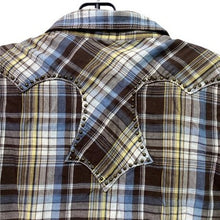 Load image into Gallery viewer, Ariat Shirt Womens Medium Plaid Snap Studded Western Country Festival Streetwear