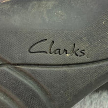 Load image into Gallery viewer, Clarks Shoes Womens 8M Brown Leather Slip On Strappy Loafers