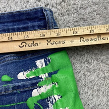 Load image into Gallery viewer, Rutherford Shorts Mens 36 Distressed Thrashed AOP Slim Streetwear Skater Grunge