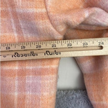 Load image into Gallery viewer, Princess Polly Trench Coat Women Small Plaid Wool Blend Preppy Academia 41" long