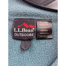 Load image into Gallery viewer, L.L.Bean Jacket Mens Extra Large Full Zip Fleece Outdoors Hiking Camping