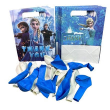 Load image into Gallery viewer, Disney Frozen Birthday Party Favor Thank You Bags Balloons 32 Piece Set NEW