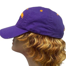 Load image into Gallery viewer, Clemson Tigers Hat Adult Adjustable NCAA Headwear Purple Orange Baseball Cap