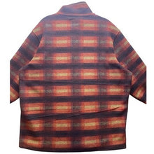 Load image into Gallery viewer, John Wayne Shirt Mens Large Plaid Pullover Fleece Western Style Button Up Snaps