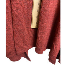 Load image into Gallery viewer, Torrid Cardigan Sweater Womens 3 Duster Open Front 41" Long Red Heathered