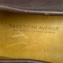 Load image into Gallery viewer, Saks Fifth Avenue Loafers Mens 10.5M Brown Leather Bit Shoes Career Everyday