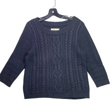 Load image into Gallery viewer, Old Navy Sweater Womens Medium Cable Knit Preppy Academia Office Career Chunky