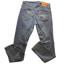 Load image into Gallery viewer, Levi's 511 Jeans Mens 32x34 Light Blue Grunge Slim Fit Straight Leg Rugged