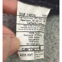 Load image into Gallery viewer, Carhartt Beanie A205 Navy Hat Stocking Cap Skater Grunge Workwear Outdoors