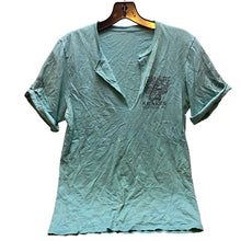 Load image into Gallery viewer, Release The Kraken Shirt Womens Medium Pirate Turquoise Blue Grunge Westport WA