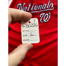 Load image into Gallery viewer, Washington Nationals Jersey Boys Large MLB Baseball Spell Out Athleisure