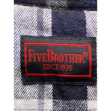 Load image into Gallery viewer, Five Brother Shirt Mens Extra Large Tall Oversize Flannel Plaid 1/4 Zip Pullover