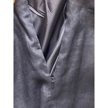 Load image into Gallery viewer, Vintage Richard Malcolm Skirt Womens Size 8 Linen Pencil Side Zipper Black NWT