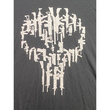 Load image into Gallery viewer, Death Before Dishonor Shirt Mens 2XL Black Skull Armed Forces Spell Out Gothcore