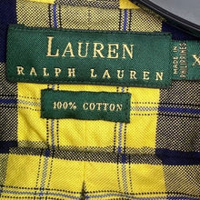 Load image into Gallery viewer, Ralph Lauren Shirt Mens Extra Large Plaid Preppy Academia Office Career Everyday