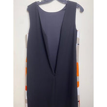 Load image into Gallery viewer, Tahari Dress Womens Size 8 Sleeveless Geometric Sheath Black Color Block Lined