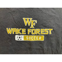 Load image into Gallery viewer, Wake Forest Soccer Shirt Boys Extra Large Black Spell Out College Athleisure