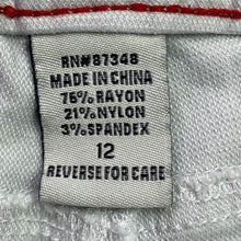 Load image into Gallery viewer, Sabrina Lauren Pants Womens 12 White Preppy Academia Career Office Streetwear