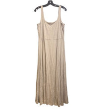 Load image into Gallery viewer, Tahari Dress Womens Large Beige Sleeveless Casual Sundress Beachy Normalcore