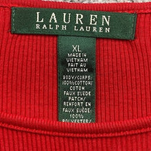 Load image into Gallery viewer, Lauren Ralph Lauren Shirt Womens Extra Large Shooting Patch Hunting Ribbed
