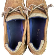 Load image into Gallery viewer, Sperry Top-Siders Mens 12M Tan Leather Boat Shoe Loafers Preppy Everyday