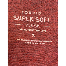 Load image into Gallery viewer, Torrid Cardigan Sweater Womens 3 Duster Open Front 41" Long Red Heathered