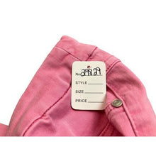 Load image into Gallery viewer, Tribal Jeans Womens 10 Audrey Mid Rise Straight Crop Pink Frayed Hem Cropped