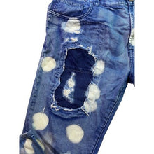 Load image into Gallery viewer, FWDR Denim Jeans Mens 44x32 Bleached Distressed Ripped Thrashed Baggy Y2K Grunge