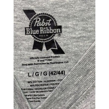 Load image into Gallery viewer, Pabst Blue Ribbon Shirt Mens Large Sleeveless Beer Logo Grunge Promo Advertising