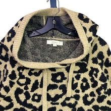 Load image into Gallery viewer, LOFT Sweater Womens Extra Large Hooded Leopard Mature Lounge Career Streetwear