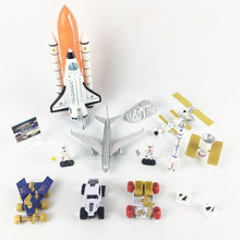 Load image into Gallery viewer, Space Shuttle Playset With Rockets, Satellites, Rovers & Vehicles