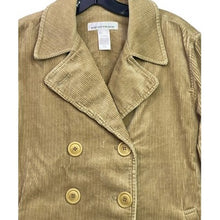 Load image into Gallery viewer, Jones New York Jacket Womens Large Corduroy Double Breasted Coat Mature Career