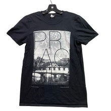 Load image into Gallery viewer, Prague Shirt Womens Small Czech Republic Black Spell Out Vacation Travel