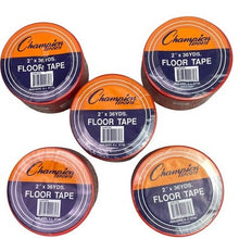 Load image into Gallery viewer, Champion Sports Red Floor Tape 2 x 36 Yards Gym Court Marking 2x36FTRD - 5 Rolls