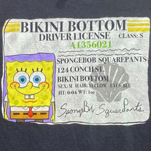 Load image into Gallery viewer, Nickelodeon Spongebob Squarepants Shirt Women Medium Spell Out Streetwear