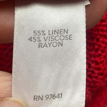 Load image into Gallery viewer, J Jill Sweater Womens Large Linen Blend Beachy Coastal Mature Career Office