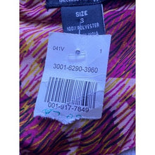 Load image into Gallery viewer, OPPA Blouse Womens Small Patchwork Leopard Cheeta Pink Cut Out Back Sheer NWT