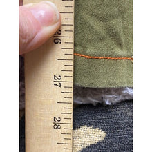 Load image into Gallery viewer, ModCloth Pants Womens 18 Olive Green Pants Orange Stitching Anthropologie Casual