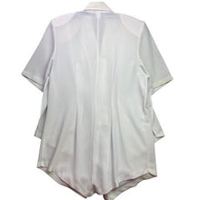 Load image into Gallery viewer, Vintage Hosanna Design Blouse Womens Medium White Layered Office Career Mature