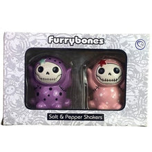 Load image into Gallery viewer, Furrybones Salt Pepper Shakers Set Octopus Skull Kitchen Decor NIB
