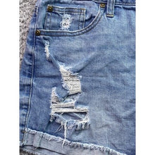 Load image into Gallery viewer, Altar'd State Shorts Womens 30 Distressed Denim Button Fly Frayed Hem Grunge