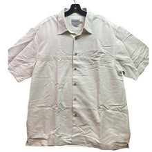 Load image into Gallery viewer, Quiksilver Shirt Mens Large Embroidered Linen Blend Coastal Beachy Surfing