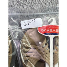 Load image into Gallery viewer, OKABASHI Sandals Womens L (9.5-10.5) Beachy Summer Coastal Weave