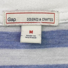 Load image into Gallery viewer, Gap Shirt Womens Medium Stripe Beachy Coastal Grunge Everyday Streetwear